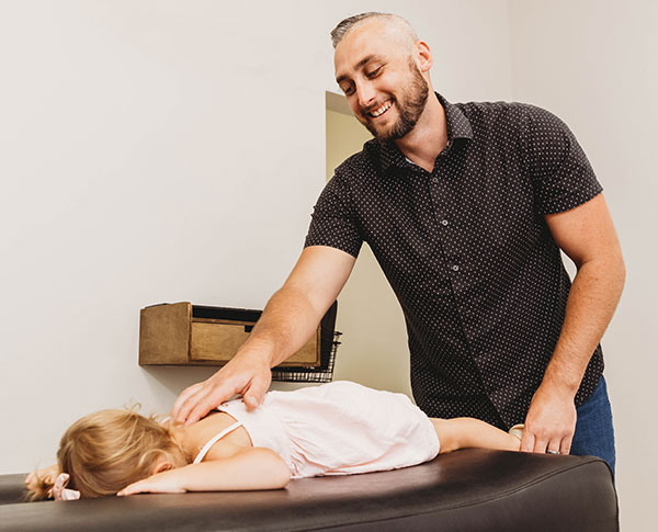 Chiropractic for children and infants at Evolve Chiropractic